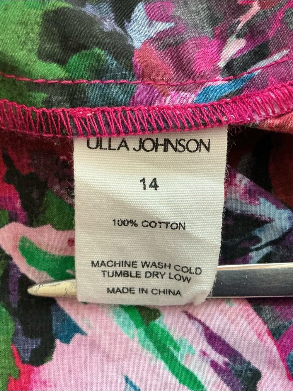 Ulla Johnson bold floral